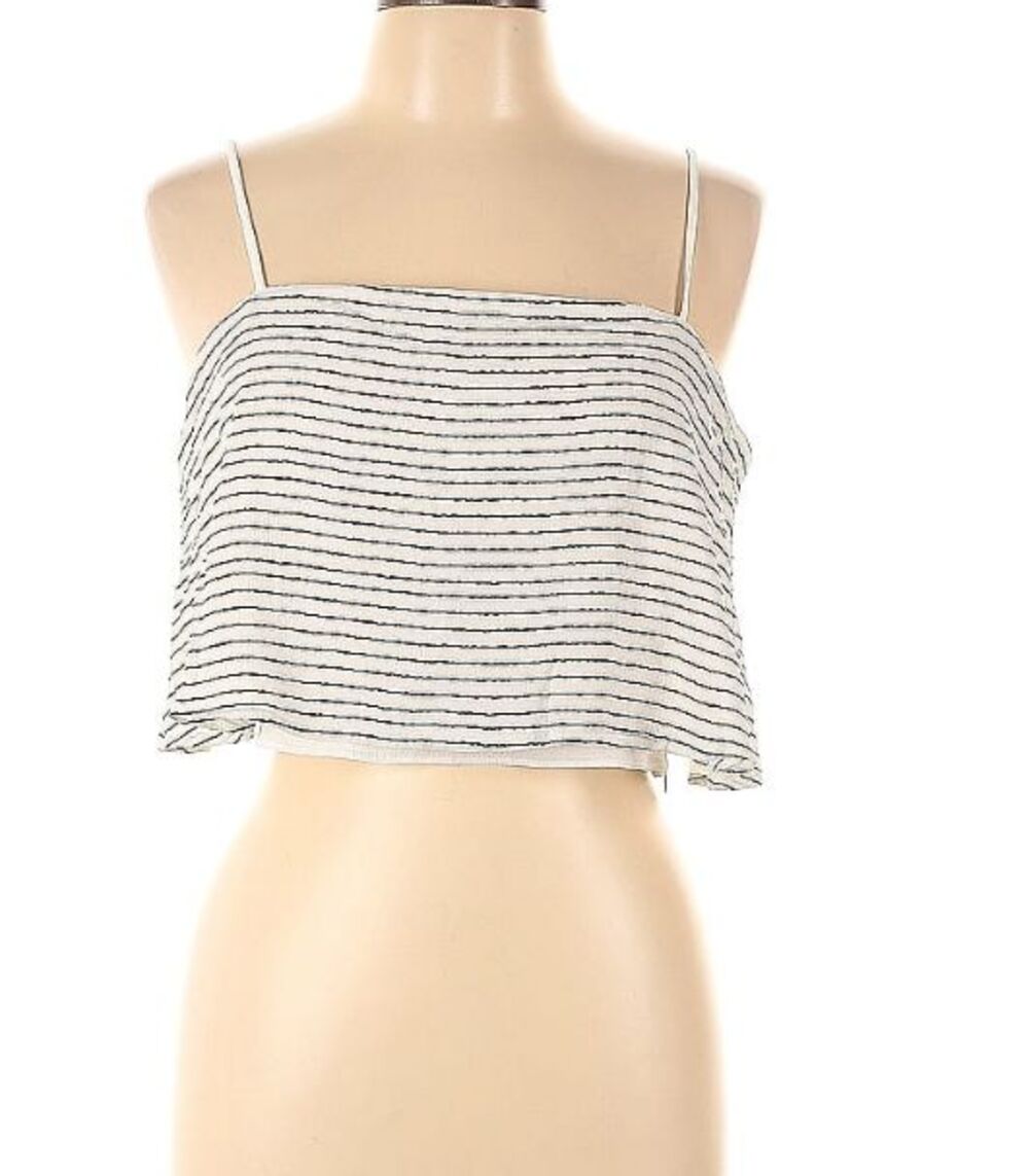 Women's Large Sleeveless Top Cami Crop After Market NWT